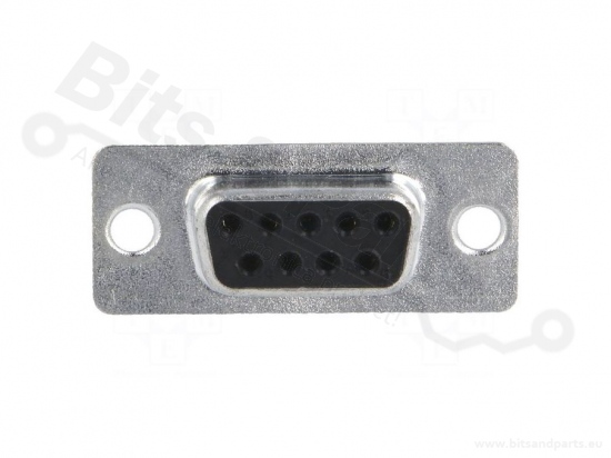D-Sub Stekker DB9 9pins RS232 connector female